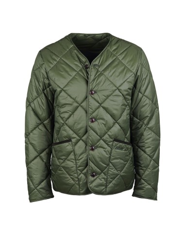 Barbour Liddesdale Quilt Cardigan Sage À commander