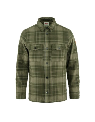 Fjallraven Ovik Lite Padded Shirt Deep Forest / Laurel Green destockage