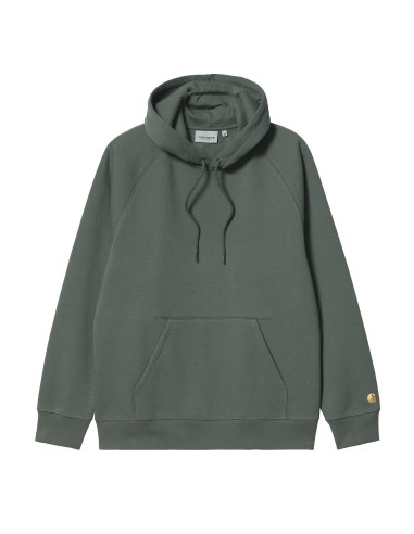 Carhartt WIP Hooded Chase Sweatshirt Jura / Gold pas cher