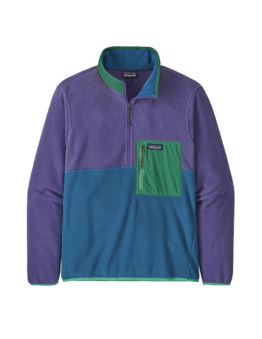 Patagonia Microdini 1/2 Zip Pullover Fleece Bayou Blue à prix réduit toute l'année