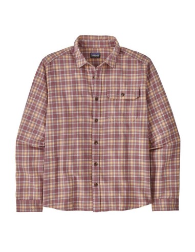 Patagonia L/S Cotton in Conversion LW Fjord Flannel Shirt Squared Evening Mauve les ctes