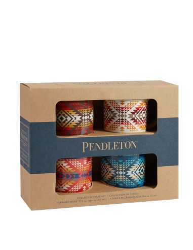 Pendleton 12oz Ceramic Mug Set Of 4 Smith Rock la chaussure