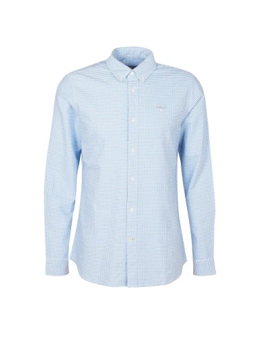 Barbour Gingham Oxford Tailored Shirt Sky Blue Le MVP de beaucoup