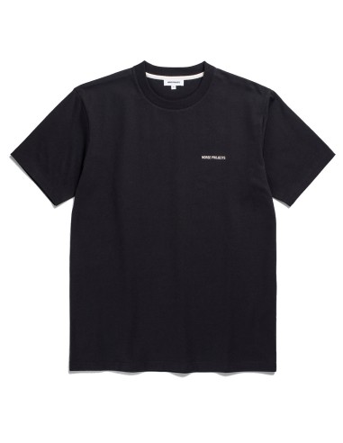 Norse Projects Johannes Standard Logo SS T-Shirt Black de votre