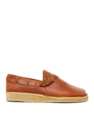 Yogi Corso Leather Buckle Monk Shoes Chestnut Brown l'évolution des habitudes 