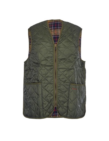 Barbour Quilted Waistcoat / Zip-In Liner Olive Classic Découvrez la collection