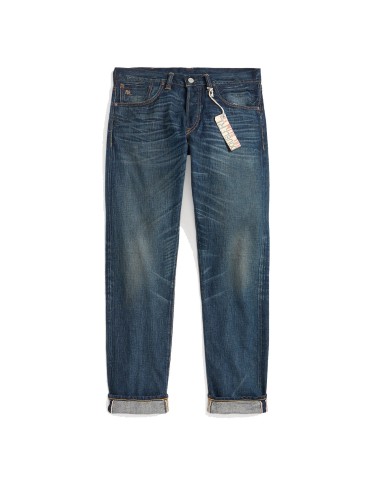 RRL by Ralph Lauren Slim Fit Ridgecrest Selvedge Jean Ridgecrest Wash chez Cornerstreet bien 