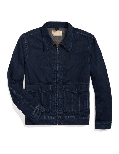 RRL by Ralph Lauren Indigo Cotton-Linen Denim Overshirt Indigo Comment ça marche