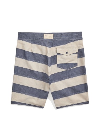 RRL by Ralph Lauren Striped Twill Short Navy/Cream Sailcloth Stripe Les êtres humains sont 