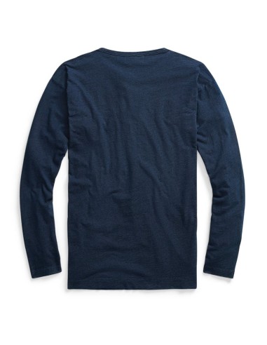 RRL by Ralph Lauren Indigo Jersey Long-Sleeve T-Shirt Rinsed Blue Indigo 50-70% off 