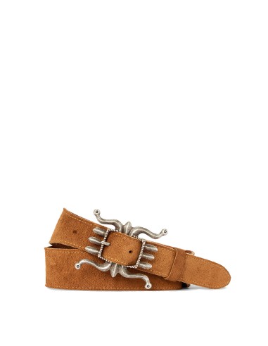 RRL by Ralph Lauren Roughout Suede Belt Light Java pour bénéficier 