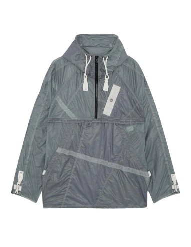 Raeburn Ræmade Canopy Smock Grey une grave pollution 