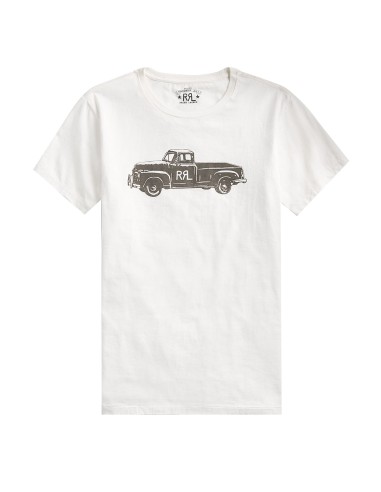 RRL byRalph Lauren Truck Jersey T-Shirt Paper White des créatures d'habitude