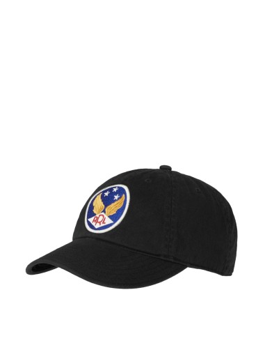 RRL by Ralph Lauren Winged-Logo Twill Ball Cap Black - ONE SIZE l'achat 