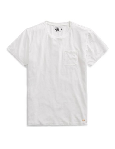 RRL by Ralph Lauren Jersey Pocket T-Shirt White s'inspire de l'anatomie humaine