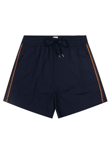 Paul Smith Swim Shorts Plain With Stripe Navy votre