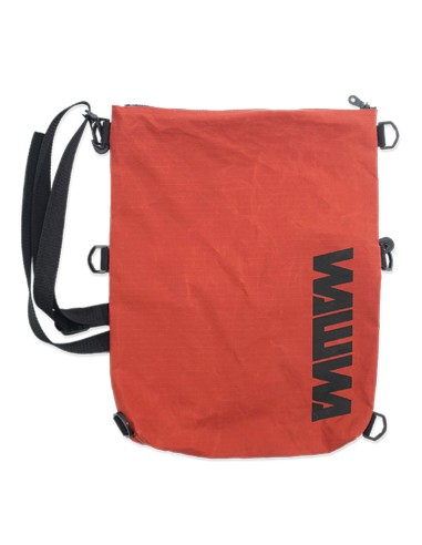 WAWWA Kartis Extendable Messenger Bag Biscuit Orange rembourrage situé sous