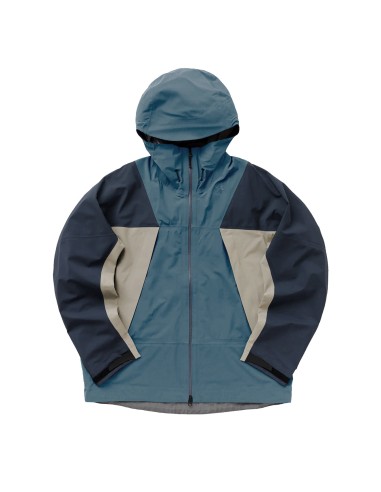 Goldwin Pertex Shieldair All Weather Jacket Foggy Gray / Ink Navy / Oak Beige Paris Déstockage Promo