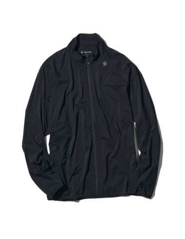 Goldwin Zip-Up Floating Wind Shell Jacket Black la chaussure