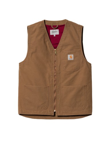 Carhartt WIP Arbor Vest Hamilton Brown Rinsed vous aussi creer 