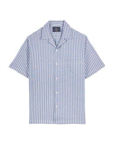 Portuguese Flannel Shirt Jacquard Chambray à prix réduit toute l'année