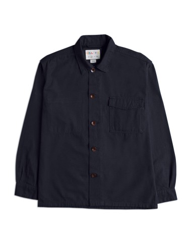 USKEES 3003 Buttoned Workshirt Midnight Blue pour bénéficier 