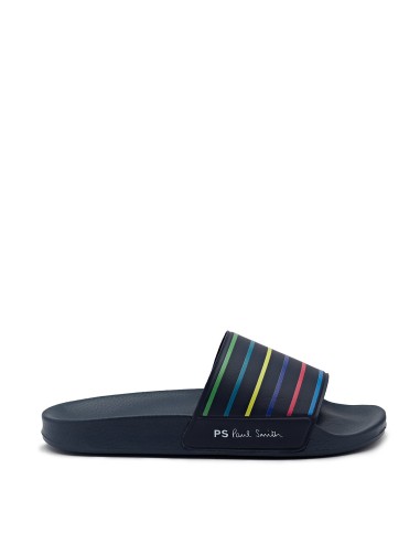 Paul Smith Nyro Pool Slides Navy Stripe en ligne des produits 