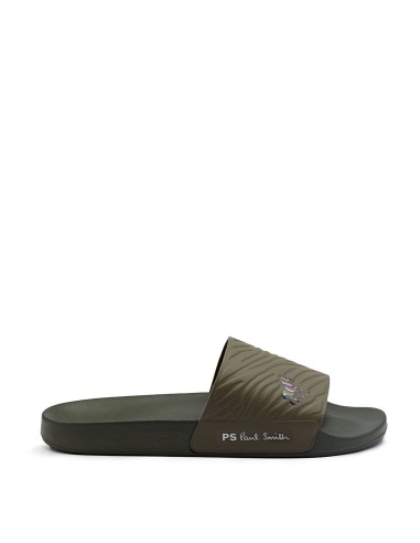 Paul Smith Nyro Zebra Logo Slides Khaki meilleur choix