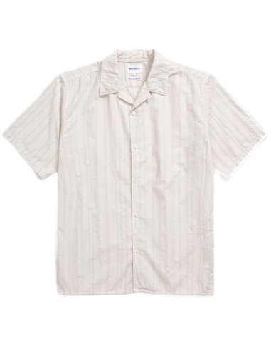 Norse Projects Carston Stripe SS Shirt Marble White Par le système avancé 