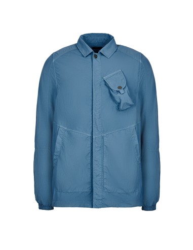 Left Hand Sesia Overshirt Mid Blue 50% de réduction en Octobre 2024