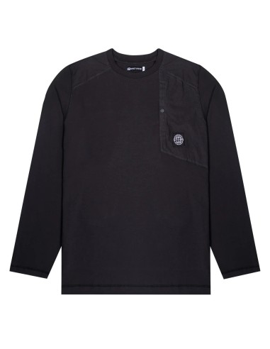 ST95 L/S Pocket Tee Black vente chaude votre 