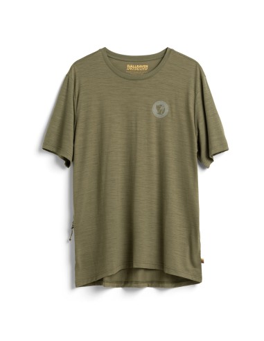 Fjallraven x Specialized Wool T-Shirt Green Les êtres humains sont 