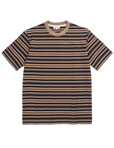 Norse Projects Johannes Multistripe SS Tee Utility Khaki paiement sécurisé