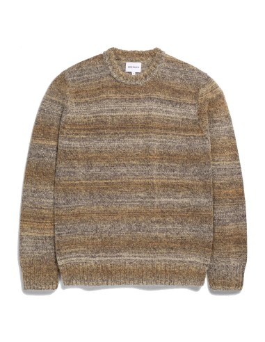 Norse Projects Sigfred Space Dye Knit Heathland Brown Le MVP de beaucoup