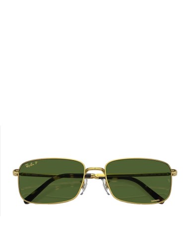 Ray-Ban RB3717 145 57 Polarized Sunglasses Legend Gold / Polar Dark Green de la marque