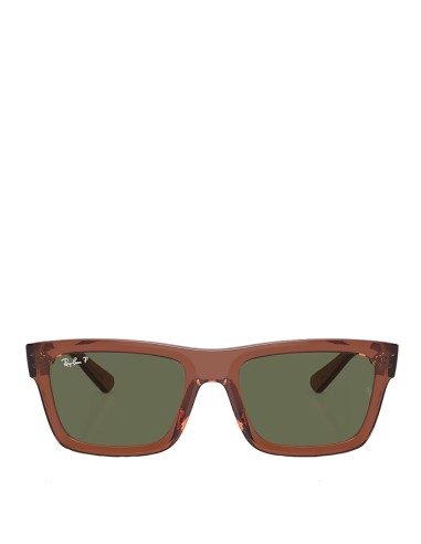 Ray-Ban Warren Bio-Based RB4396 145 54 Sunglasses Polished Transparent Brown / Dark Green outlet