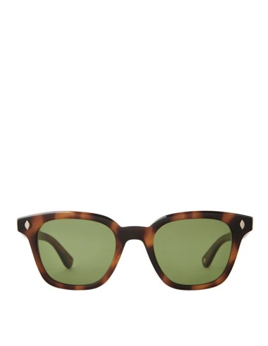 Garrett Leight Broadway 49 Sun Sunglasses Spotted Brown Shell Comparez et commandez 