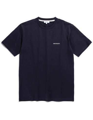 Norse Projects Johannes Standard Logo Tee Dark Navy 50-70% off 