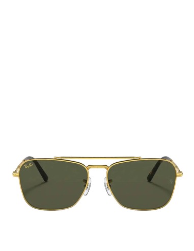 Ray-Ban 0RB3636 New Caravan Sunglassess Legend Gold s'inspire de l'anatomie humaine