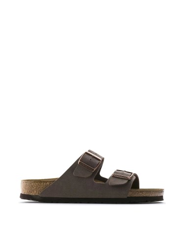 Birkenstock Arizona Birko-Flor Regular Nubuck Sandal Mocha les ligaments