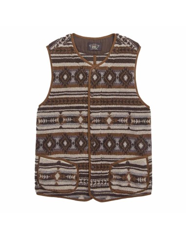 RRL by Ralph Lauren Buck Vest Brown Multi le concept de la Pate a emporter 