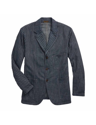 RRL by Ralph Lauren Unconstructed Herringbone Sport Coat Indigo/Natural Vous souhaitez 