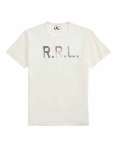 RRL by Ralph Lauren Logo Jersey T-Shirt White paiement sécurisé