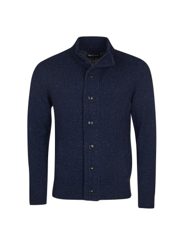 Barbour Tisbury Zip Through Jumper Navy les ligaments