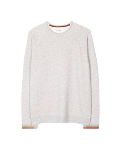 Paul Smith Artist Stripe Cuff Long Sleeve Lounge Top Grey de France