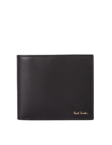 Paul Smith Leather Signature Stripe Interior Billfold And Coin Wallet en linge