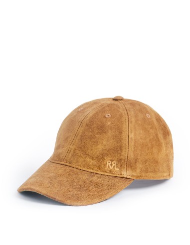 RRL by Ralph Lauren Suede Ball Cap Brown Jusqu'à 80% De Réduction