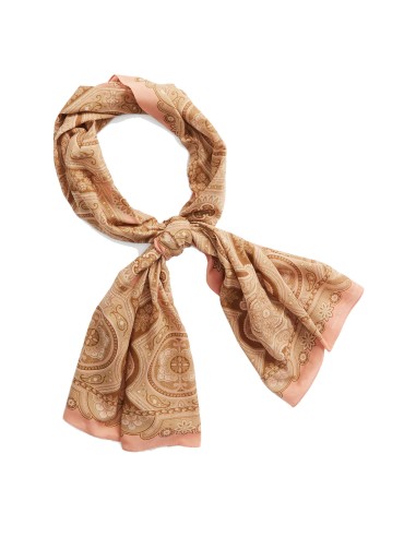 RRL by Ralph Lauren Medallion-Print Cotton Scarf Faded Pink / Cream / Brown online