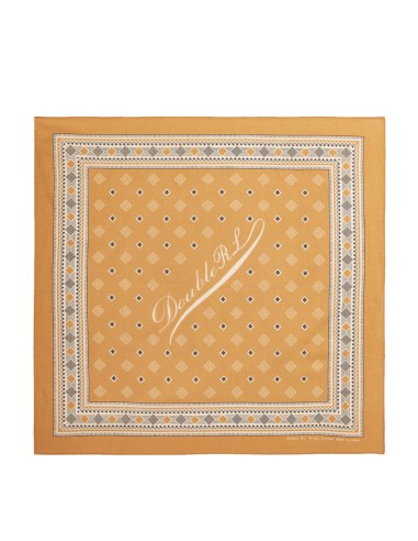 RRL by Ralph Lauren Diamond-Print Cotton Bandanna Golden Tan / Cream / Brown store