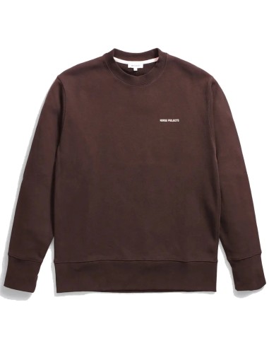 Norse Projects Arne Logo Sweat Heathland Brown Comparez et commandez 